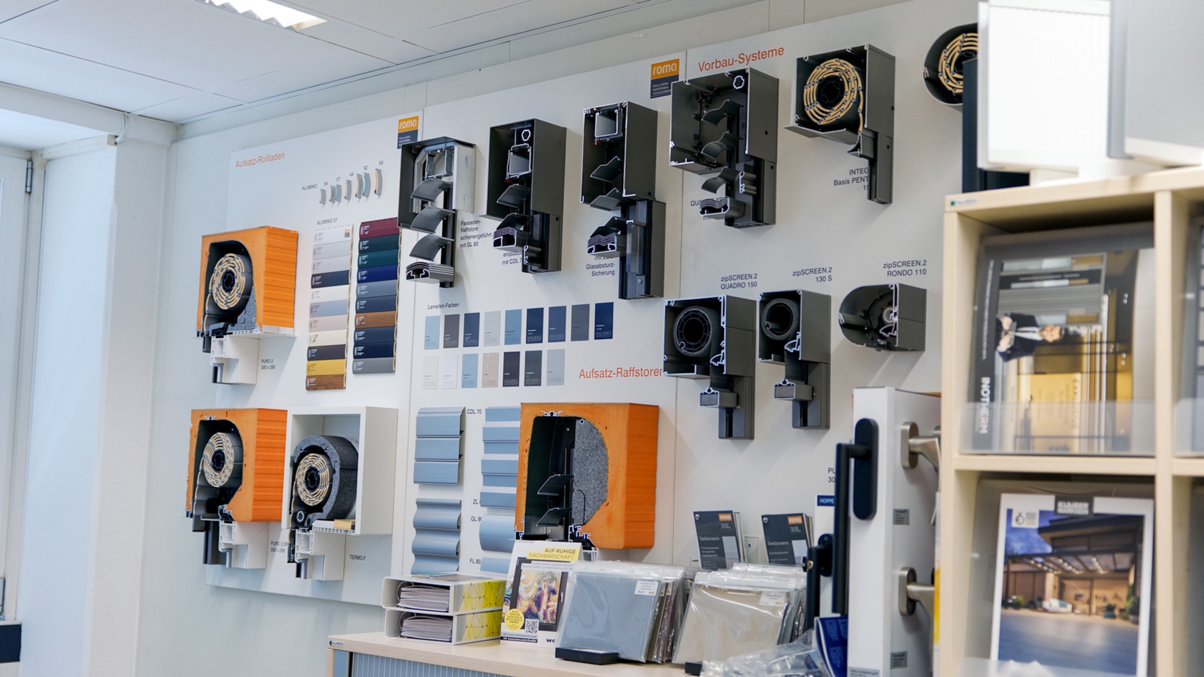 Beratung im GELA-Showroom in Weil am Rhein